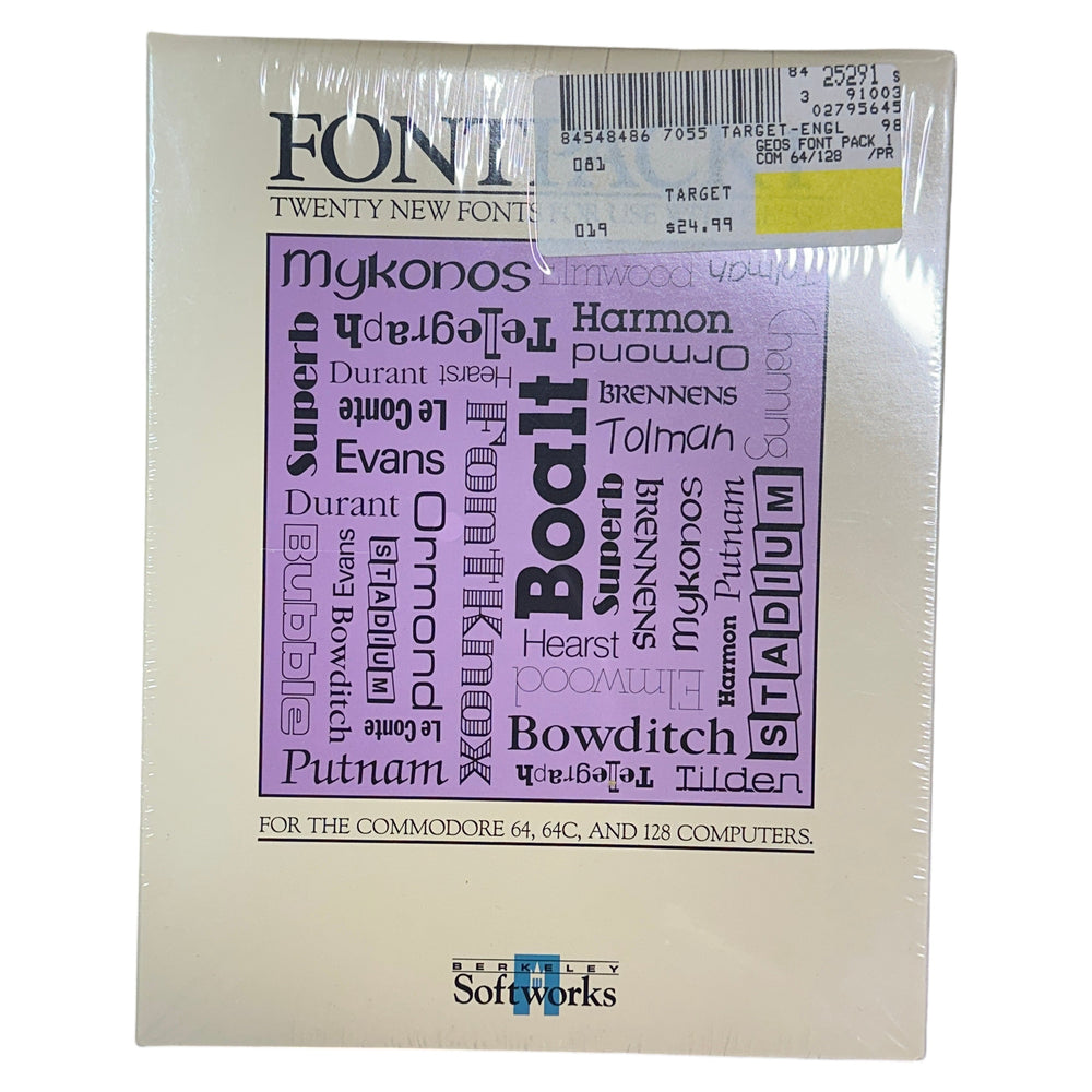 Font Pack 1 - Commodore 64/128 (Online Order Only)