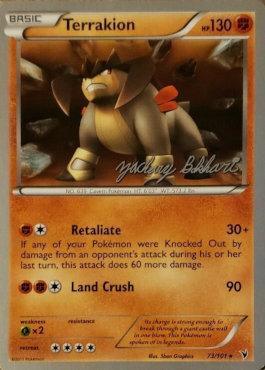 Terrakion (73/101) (CMT - Zachary Bokhari) [World Championships 2012] (Online Only)