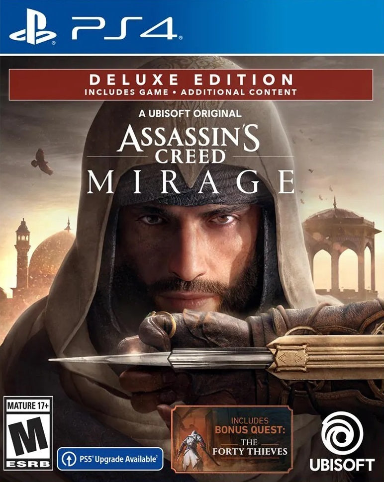 Assassin's Creed Mirage Deluxe Edition (PlayStation 4) (Online Order Only)