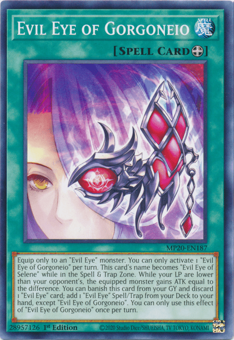 Evil Eye of Gorgoneio [MP20-EN187] Common (ONLINE ORDER ONLY)