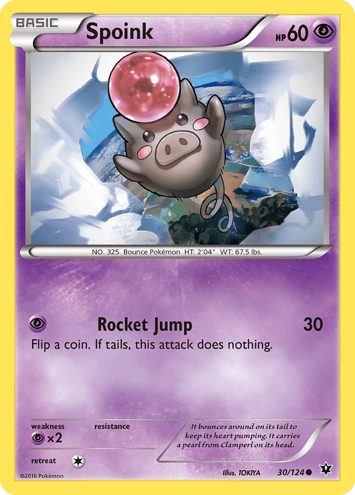 Spoink (30/124) [XY: Fates Collide] (Online Only)