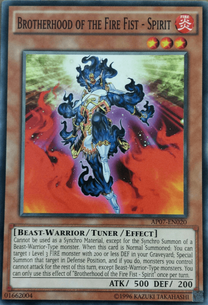 Brotherhood of the Fire Fist - Spirit [AP07-EN020] Common (ONLINE ORDER ONLY)