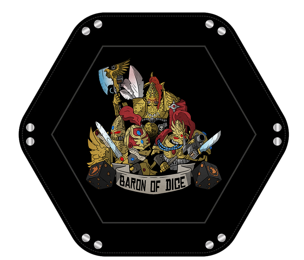 Golden Warrior | Premium Dice Tray (ONLINE ORDER ONLY)