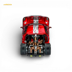 (Pre-Order) Rhino Model RM Ford GT40 - Transparent Red 1:64 (ONLINE ORDER ONLY)