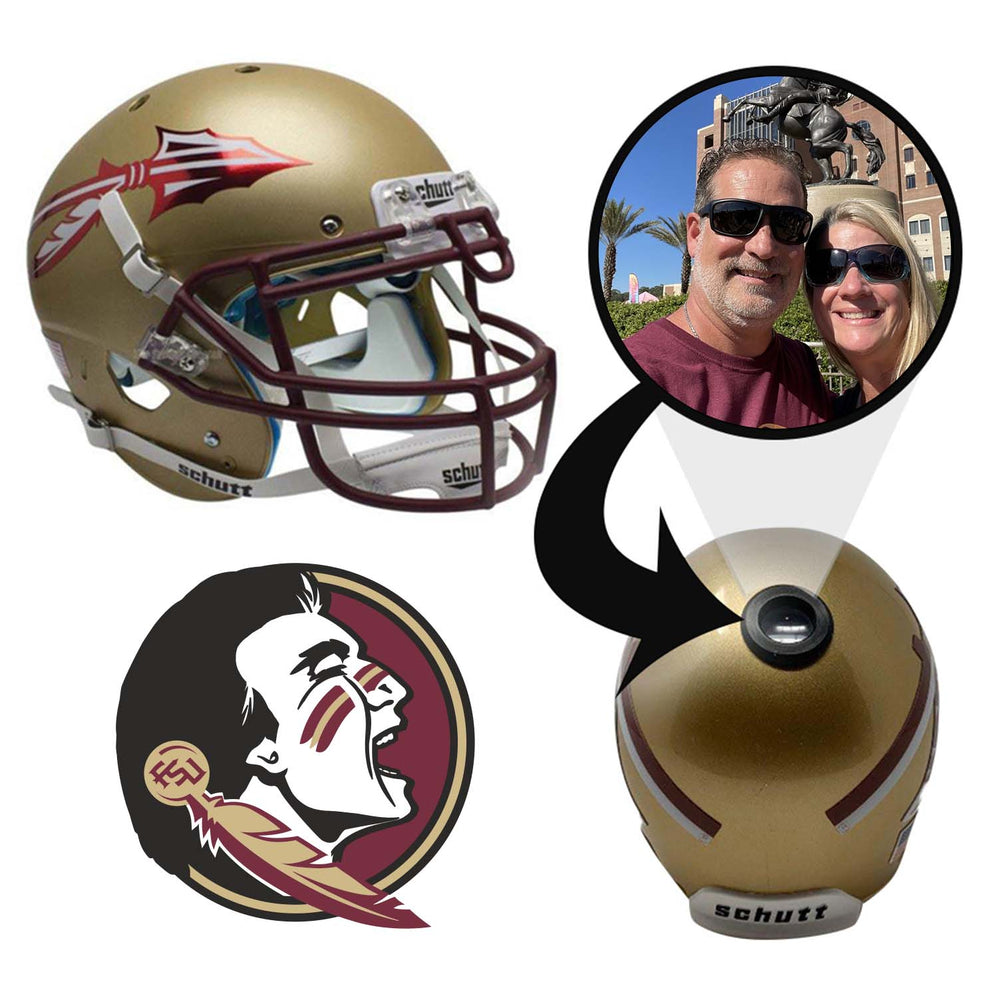 Florida State Seminoles College Football Collectible Mini Helmet - Picture Inside - FANZ Collectibles (Online Order Only) (ONLINE ORDER ONLY)