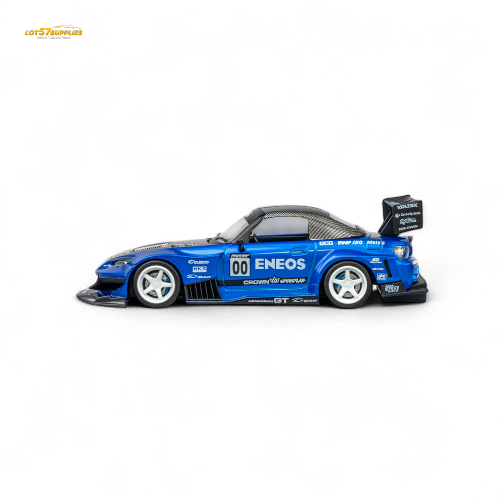 MicroTurbo Honda S2000 ENEOS #00 TOP FUEL - Candy Blue 1:64