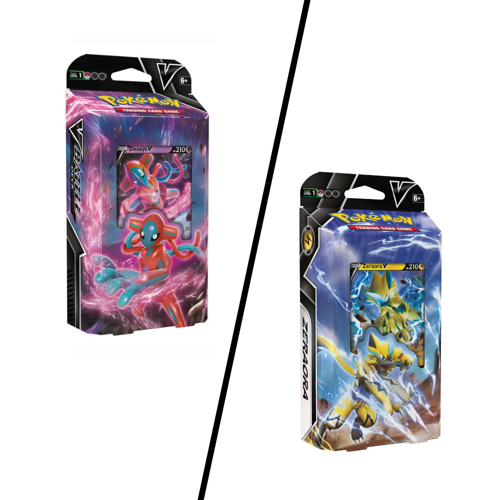 Pokémon Trading Card Game: Deoxys or Zeraora V Battle Deck (ONLINE ORDER ONLY)
