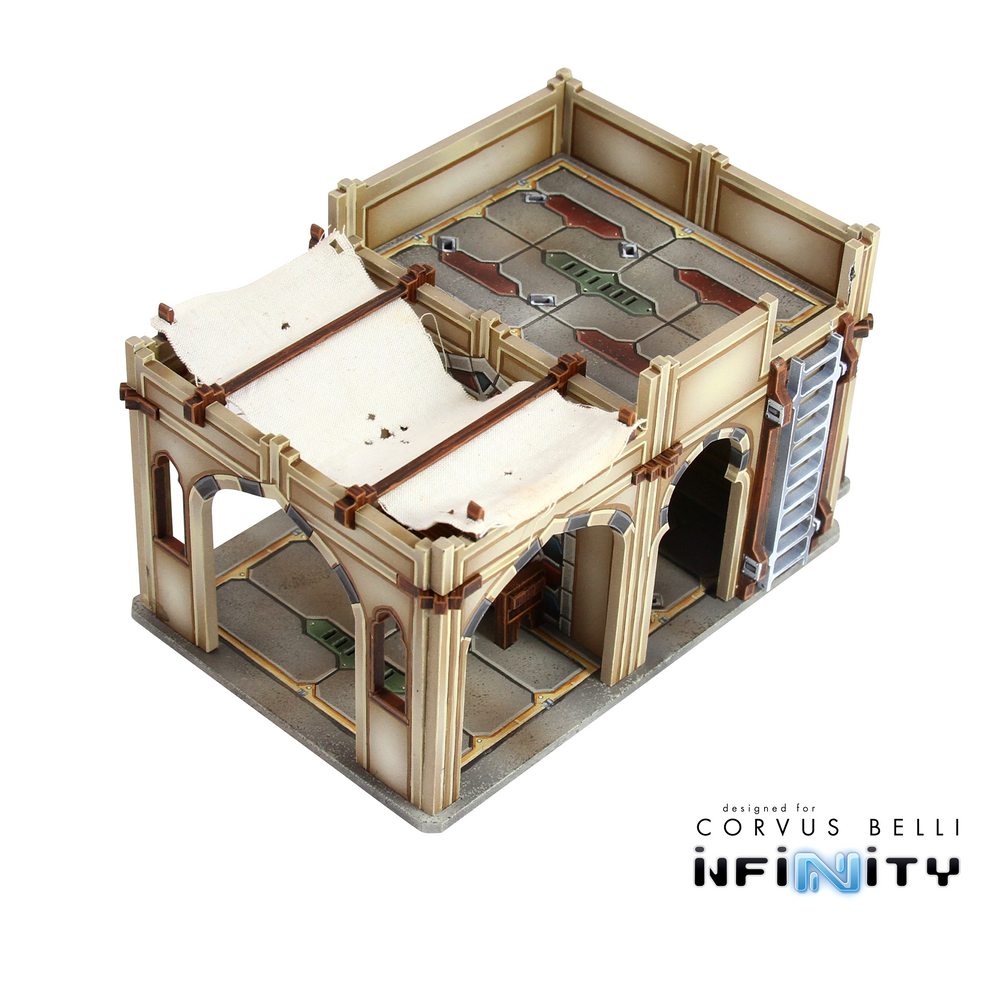 Alcazaba Utility Buildings (2-Pack) — Bare MDF