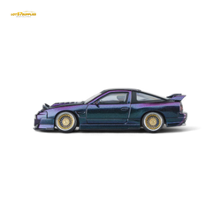 MicroTurbo Custom 180SX Spirit Rei - Purple Chameleon GMHS 2025 Special Edition 1:64 (ONLINE ORDER ONLY)