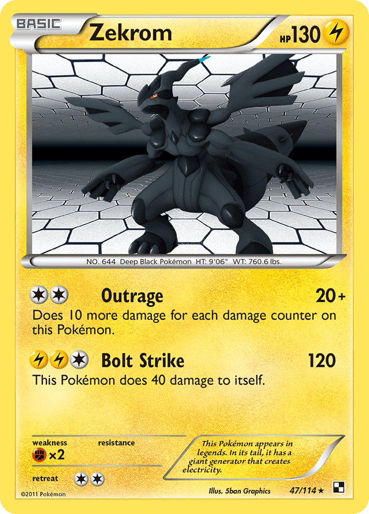 Zekrom (47/114) [Black & White: Base Set] (Online Only)