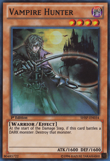 Vampire Hunter [SHSP-EN034] Super Rare (ONLINE ORDER ONLY)