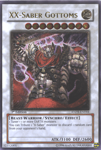 XX-Saber Gottoms (UTR) [ANPR-EN044] Ultimate Rare (ONLINE ORDER ONLY)
