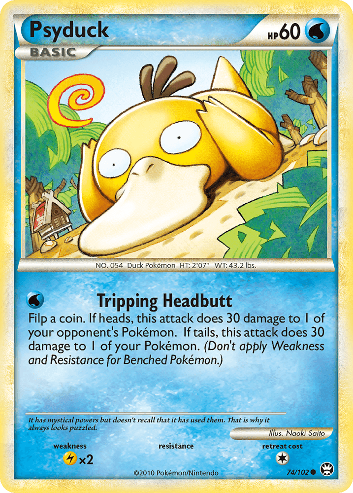 Psyduck (74/102) [HeartGold & SoulSilver: Triumphant] (Online Only)
