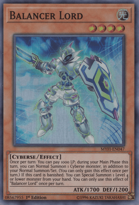 Balancer Lord [MYFI-EN047] Super Rare (ONLINE ORDER ONLY)