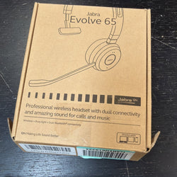Jabra Evolve 65 SE Mono Wireless Headset with Bluetooth and Noise Cancelling Mic (ONLINE ORDER ONLY)