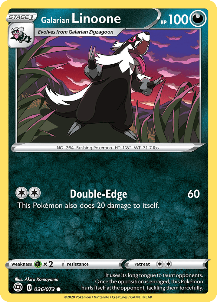 Galarian Linoone (036/073) [Sword & Shield: Champion's Path] (Online Only)