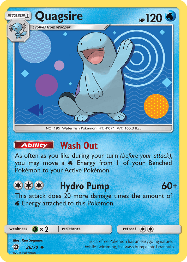 Quagsire (26/70) [Sun & Moon: Dragon Majesty] (Online Only)