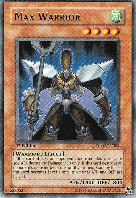 Max Warrior [DP09-EN009] Rare (ONLINE ORDER ONLY)