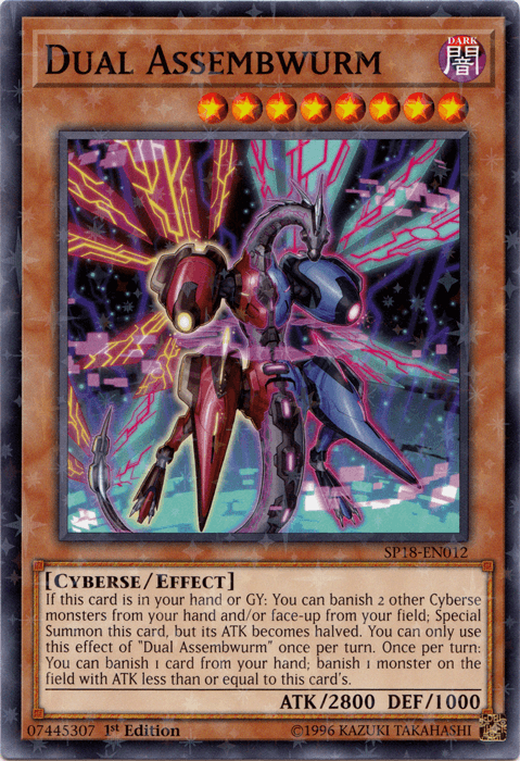 Dual Assembwurm [SP18-EN012] Starfoil Rare (ONLINE ORDER ONLY)