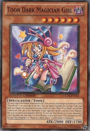 Toon Dark Magician Girl [GLD4-EN015] Common (ONLINE ORDER ONLY)