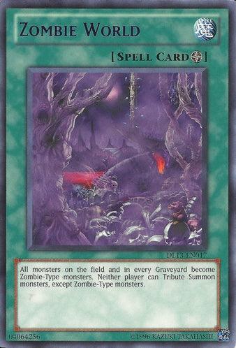Zombie World (Blue) [DL13-EN017] Rare (ONLINE ORDER ONLY)