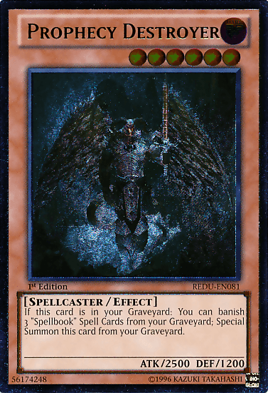Prophecy Destroyer [REDU-EN081] Ultimate Rare (ONLINE ORDER ONLY)