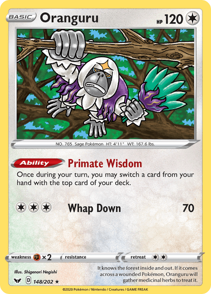 Oranguru (148/202) [Sword & Shield: Base Set] (Online Only)