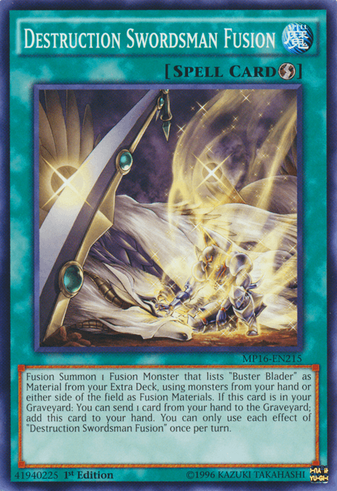 Destruction Swordsman Fusion [MP16-EN215] Common (ONLINE ORDER ONLY)