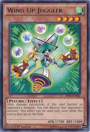 Wind-Up Juggler [BP03-EN086] Rare (ONLINE ORDER ONLY)