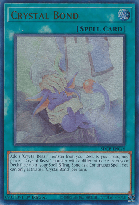 Crystal Bond [SDCB-EN046] Ultra Rare (ONLINE ORDER ONLY)
