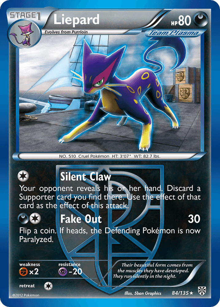 Liepard (84/135) [Black & White: Plasma Storm] (Online Only)