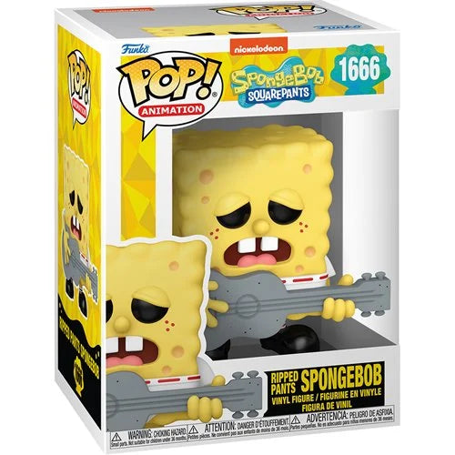 SpongeBob SquarePants 25th Anniversary Ripped Pants SpongeBob Funko Pop! Vinyl Figure #1666 (ONLINE ORDER ONLY)