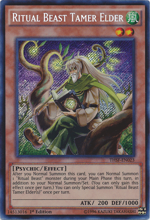 Ritual Beast Tamer Elder [THSF-EN023] Secret Rare (ONLINE ORDER ONLY)