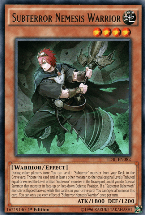 Subterror Nemesis Warrior [TDIL-EN082] Rare (ONLINE ORDER ONLY)