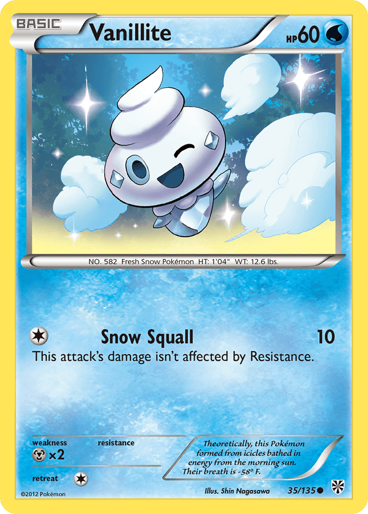 Vanillite (35/135) [Black & White: Plasma Storm] (Online Only)