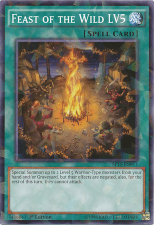 Feast of the Wild LV5 [SP15-EN041] Shatterfoil Rare (ONLINE ORDER ONLY)