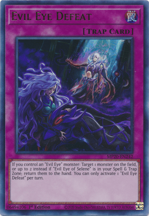 Evil Eye Defeat [MP20-EN242] Ultra Rare (ONLINE ORDER ONLY)