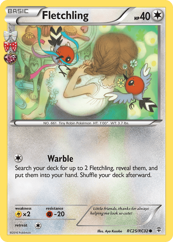 Fletchling (RC25/RC32) [XY: Generations] (Online Only)
