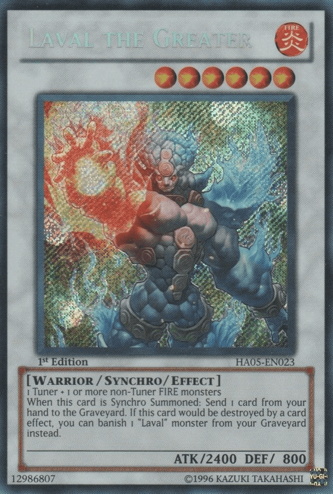 Laval the Greater [HA05-EN023] Secret Rare (ONLINE ORDER ONLY)