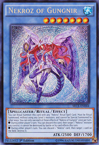 Nekroz of Gungnir [SECE-EN044] Secret Rare (ONLINE ORDER ONLY)