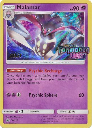 Malamar (SM117) (Staff Prerelease Promo) [Sun & Moon: Black Star Promos] (Online Only)