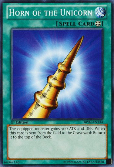 Horn of the Unicorn [BP02-EN134] Common (ONLINE ORDER ONLY)