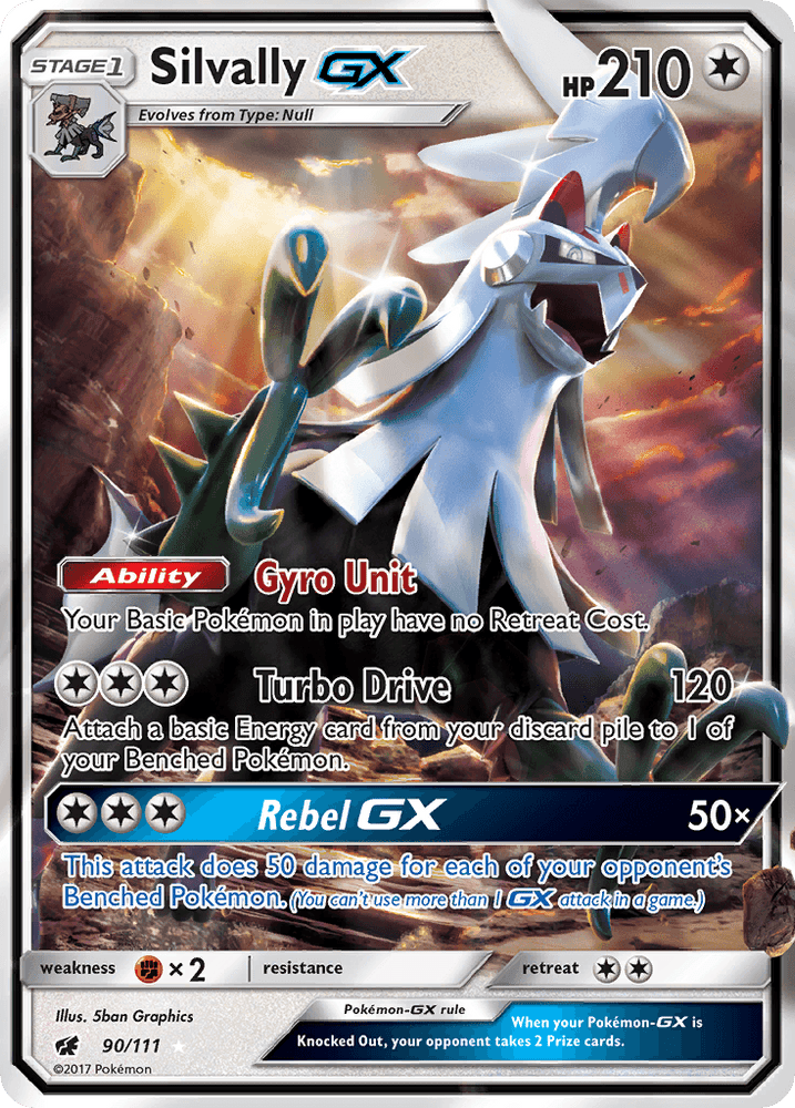 Silvally GX (90/111) [Sun & Moon: Crimson Invasion] (Online Only)