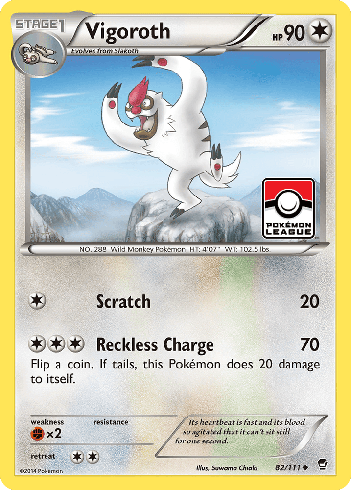 Vigoroth (82/111) [XY: Furious Fists] (Online Only)