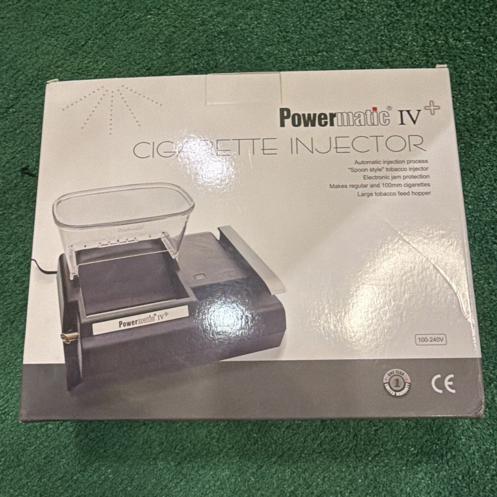 Powermatic IV+ Cigarette Injector Tobacco Roller Maker Machine 100-240V (ONLINE ORDER ONLY)