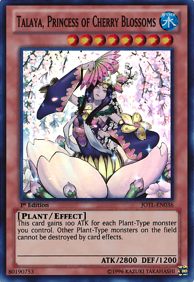 Talaya, Princess of Cherry Blossoms [JOTL-EN036] Super Rare (ONLINE ORDER ONLY)