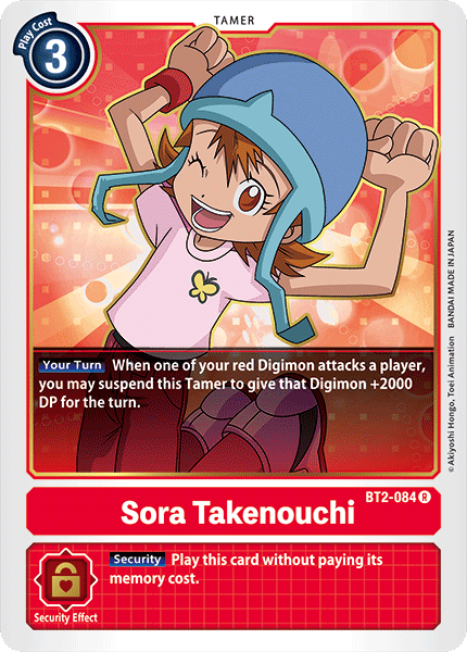 Sora Takenouchi [BT2-084] [Release Special Booster Ver.1.0] (ONLINE ORDER ONLY)