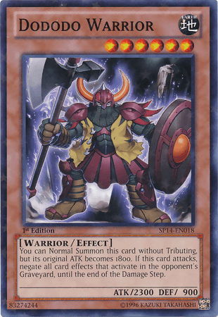 Dododo Warrior [SP14-EN018] Starfoil Rare (ONLINE ORDER ONLY)