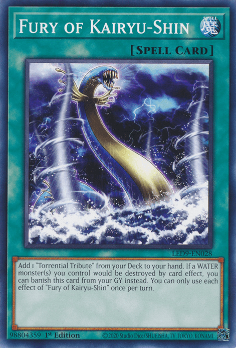 Fury of Kairyu-Shin [LED9-EN028] Common (ONLINE ORDER ONLY)