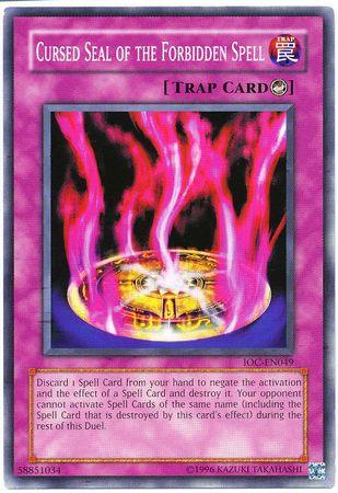 Cursed Seal of the Forbidden Spell [IOC-EN049] Common (ONLINE ORDER ONLY)